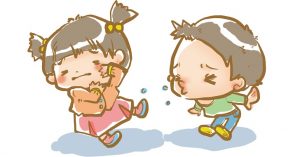 風邪なのに登園させるバカ親が居るんじゃないの？って話